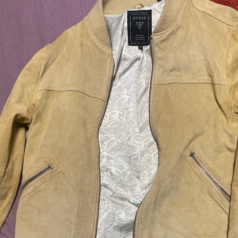 100% Suede Guess jacket